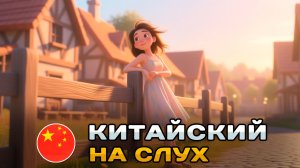 Рассказ на КИТАЙСКОМ (HSK2): Девушка из деревни | Китайский на слух для начинающих 🎧
