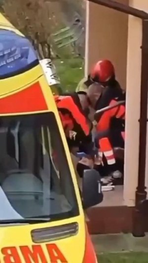 #Польша #Полиция Польша, Подкарпатское воеводство. Полицейские застрелили вооруженного мечом мужчину