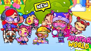 СУПЕР СНЕГ ❄️ ИГРЫ и УКОЛЫ 💉 в ПОПЕЦ 🤣 /♥️AVATAR WORLD НОВИНКА!!! ОБНОВЛЕНИЕ♥️