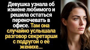 ИСТОРИЯ ИЗ ЖИЗНИ/Девушка узнала об измене любимого и решила остаться в офисе, а там услышала