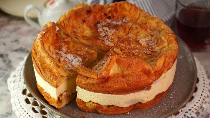 Большой эклер. ТОРТ КАРПАТКА С АПЕЛЬСИНОВЫМ ДЖЕМОМ смотреть онлайн