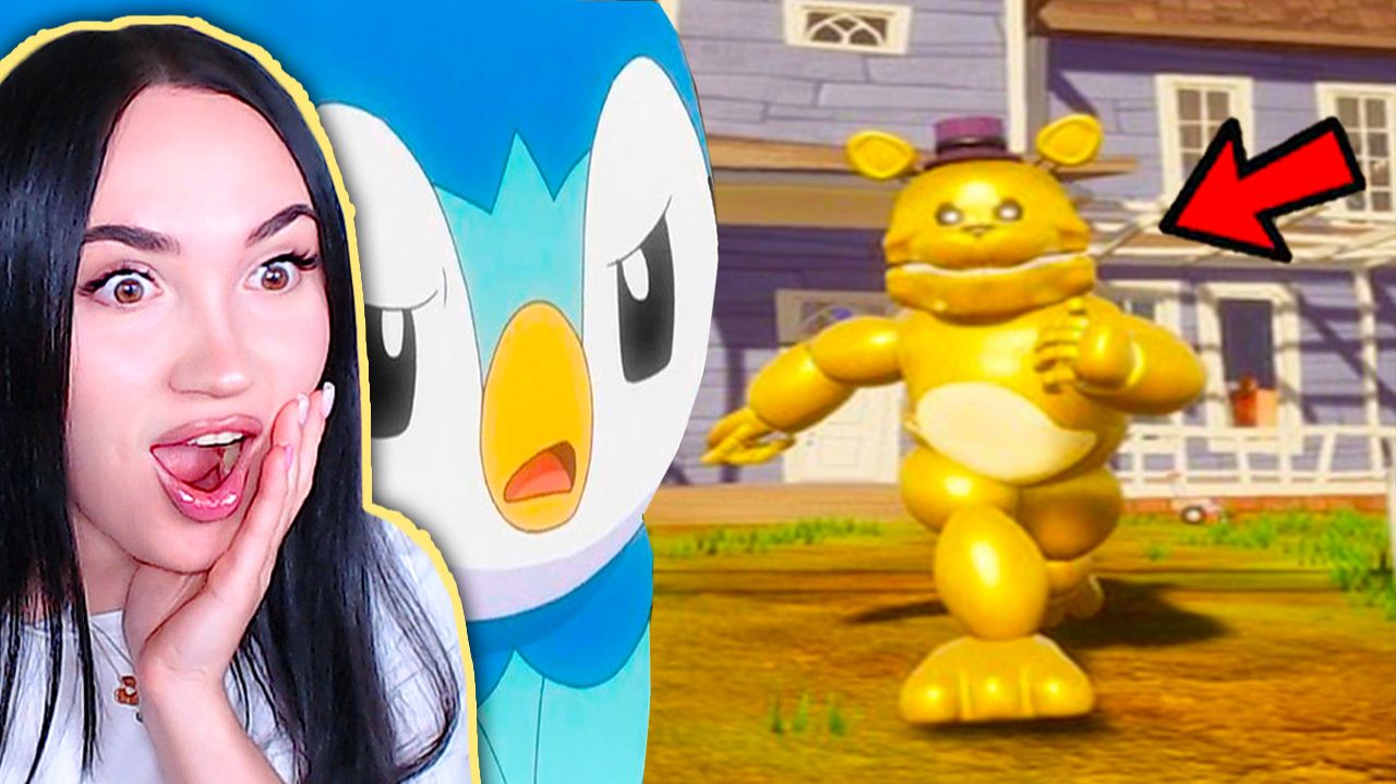 🤪МИШКА ФРЕДДИ в HELLO NEIGHBOR! МОЙ СОСЕД МИШК ФРЕДИ... - Leafxup Реакция