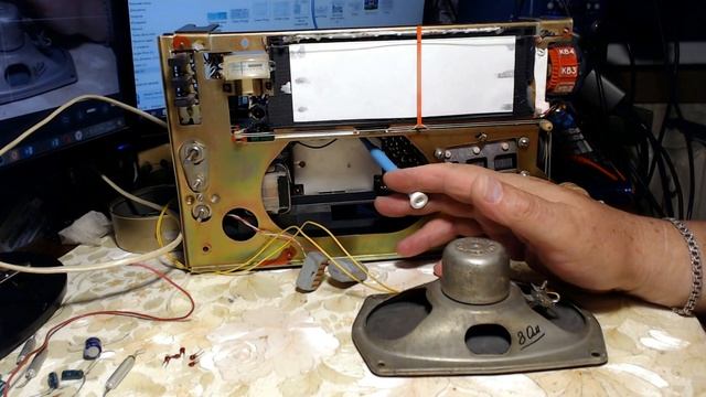 Океан-214 ожил после замены конденсаторов и устранения неисправности. смотреть онлайн