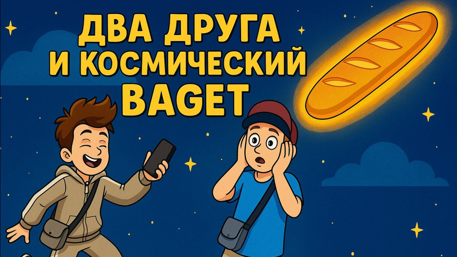 Два друга и космический багет | Приключенческий короткометражный фильм