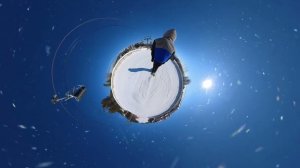 insta360x3 - эффект "вращающаяся планета"