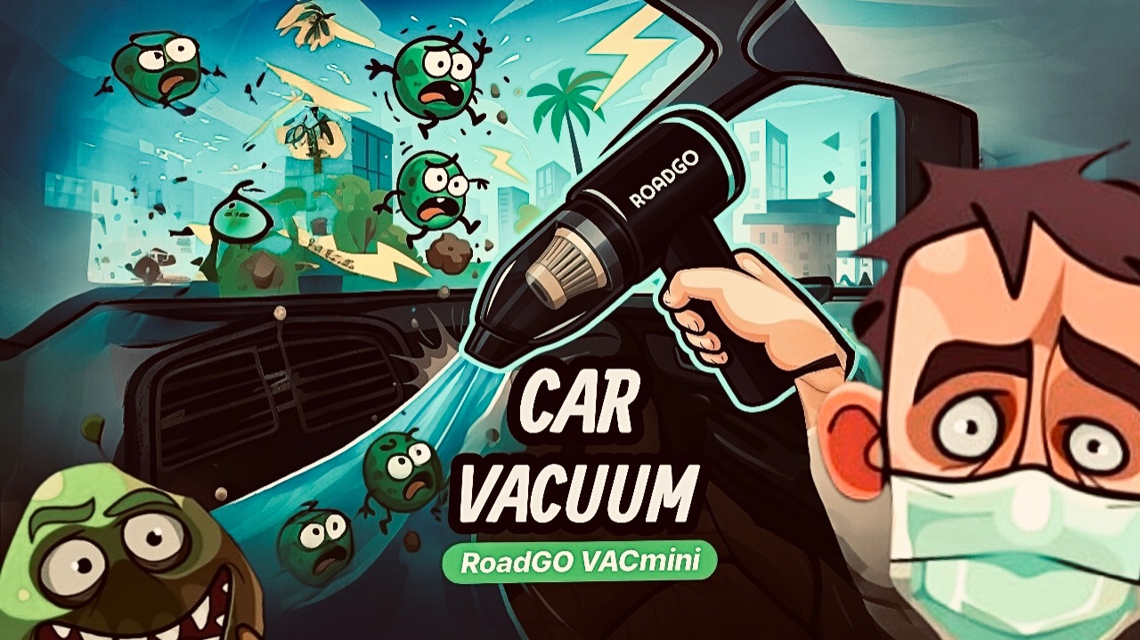 Автомобильный минипылесос RoadGo VACmini: распаковка и обзор