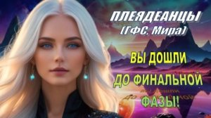 ✨ Плеядеанцы (ГФС, Мира): Вы дошли до финальной фазы!