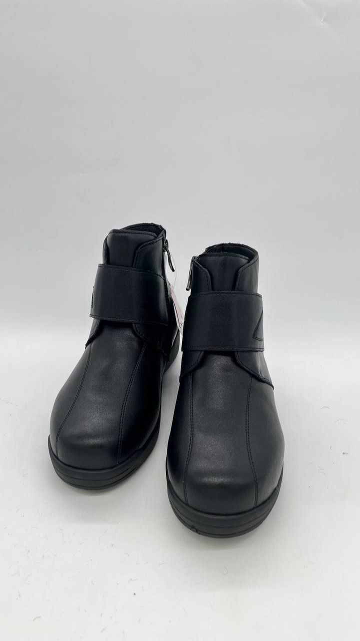 Ботинки женские кожа шерсть тпр 8029-50-1 Чёрный