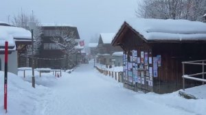 🇨🇭 Расслабляющий снегопад в самых красивых деревнях Швейцарии - Жизнь в зимней стране чудес