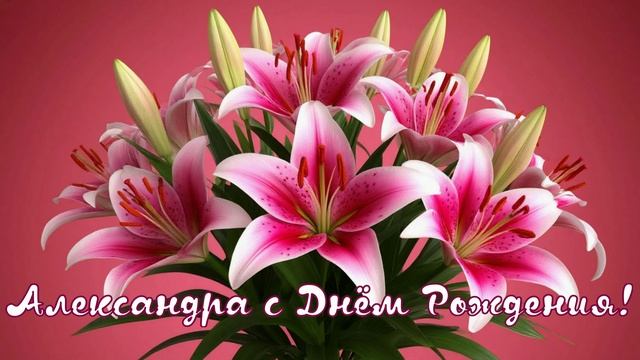 Александра с Днём Рождения смотреть онлайн
