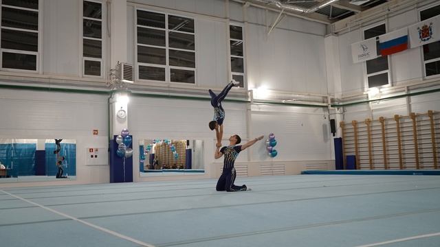 Репортаж. Всероссийские соревнования по спортивной акробатике «Кубок Петра I» смотреть онлайн