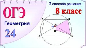 Признак вписанного четырёхугольника