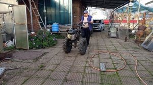 Ременный ходоуменьшитель для мотоблока с колесами 6 на 12