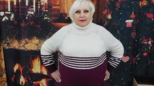 Свитер _Вдохновение_ вяжем спицами на большой размер (как я его вязала)