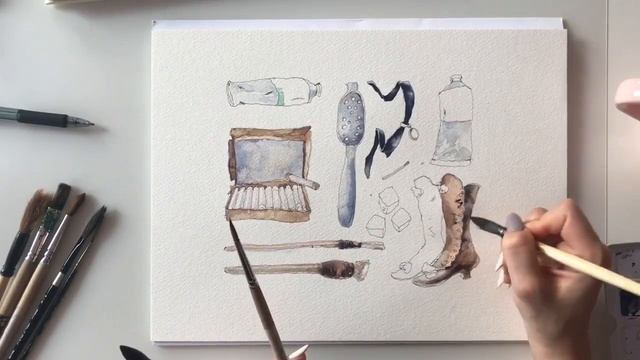 Акварельный скетчинг