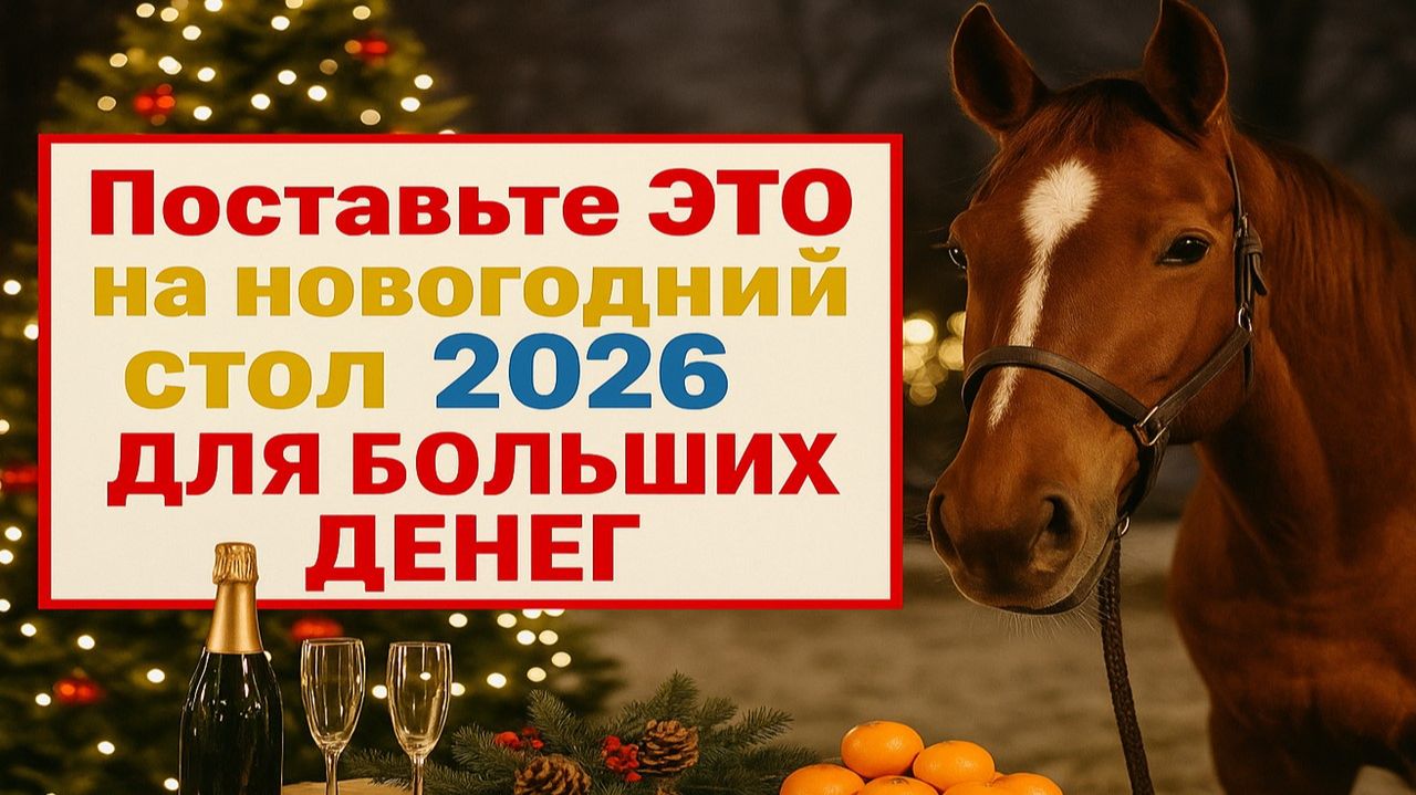 Эти блюда притянут деньги в 2026: что поставить на новогодний стол смотреть онлайн