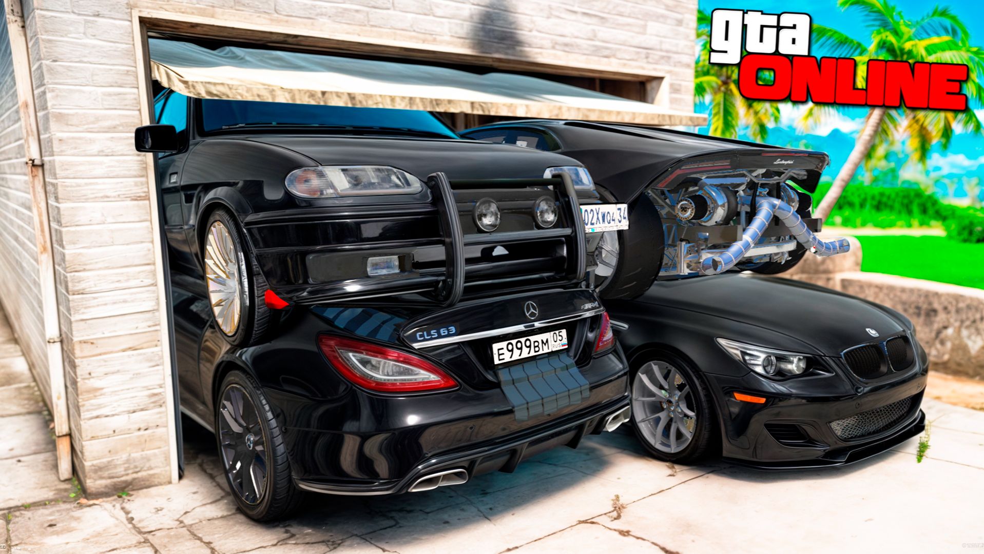 Нашел кучу черных чит тачек в ГТА 5! Битва автоугонщиков в GTA 5 Online! смотреть онлайн