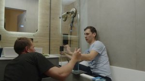 ПЕРЕГОРОДКА В ВАННУЮ ｜ УСТАНОВКА СТЕКЛЯННОЙ ШТОРКИ