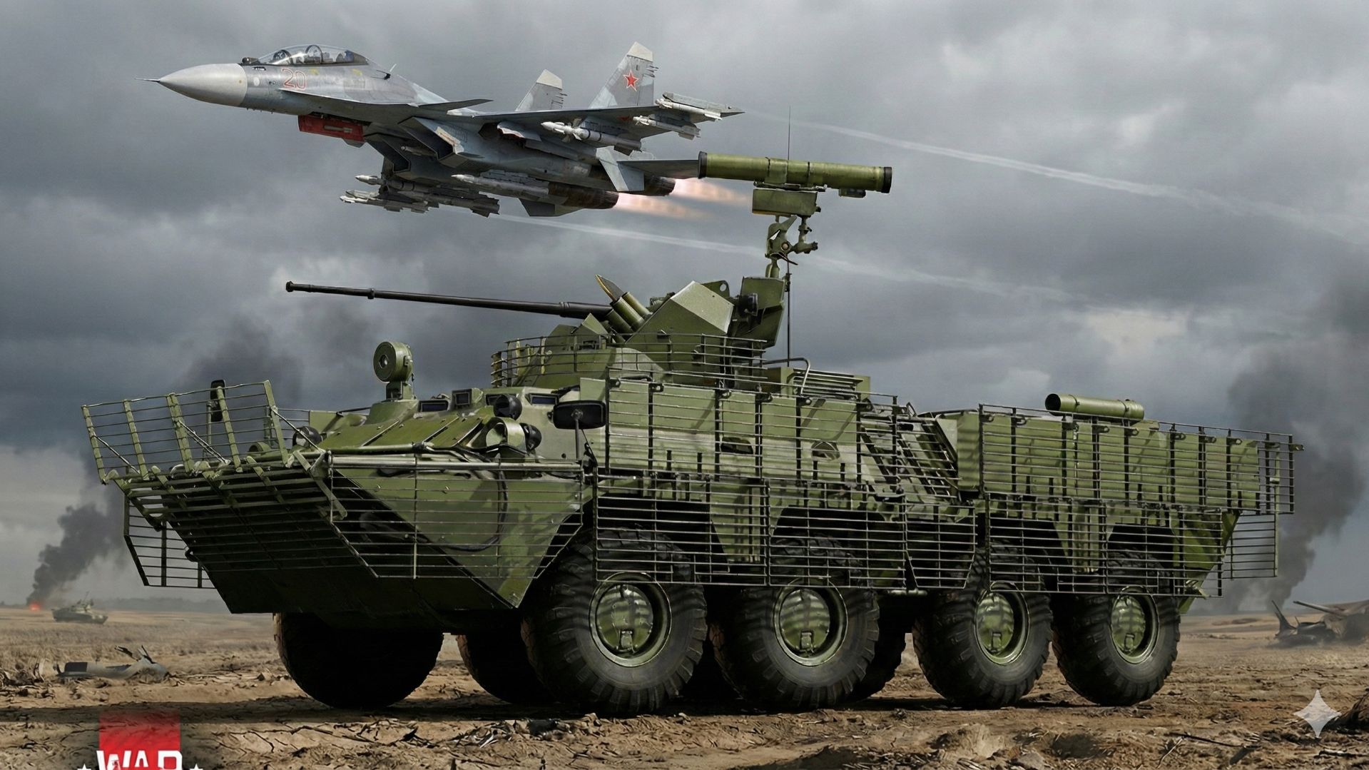 ХОРОШИЙ АПГРЕЙД БТР-82АТ в War Thunder | CrewGTW, Крюга смотреть онлайн