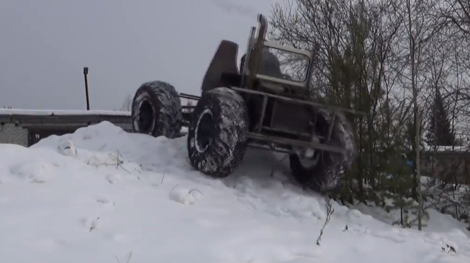 Вездеход переломка. Часть 4.  Пробные испытания