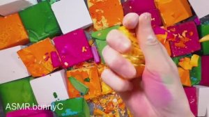 АСМР!!! Разноцветный сочный хруст ноября !!!