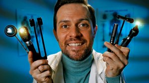 АСМР Ночной Приём у Невролога: Подробная Проверка Нервов (Слух, Глаза, Обоняние, Вкус, Осязание)