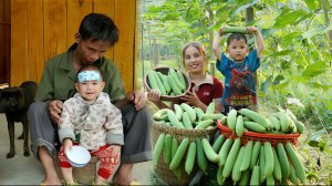 Собираю урожай луффы на продажу. Дедушка привел ко мне домой моего больного внука. Жизнь во Вьетнаме