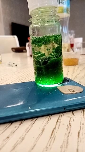 опыт лава лампа