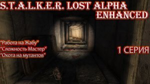 S.T.A.L.K.E.R - Lost Alpha Enhanced Edition 1 серия "Ну хоть что то новое "