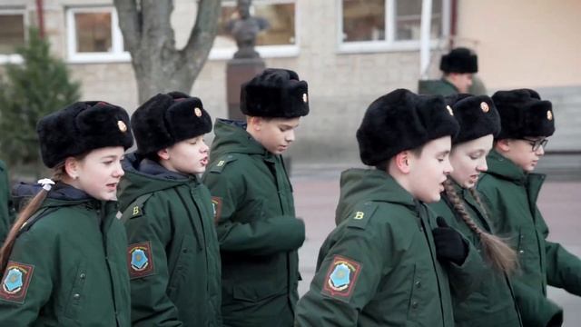 Песня - "Русская рать" исполняют воспитанники кадетского корпуса. смотреть онлайн