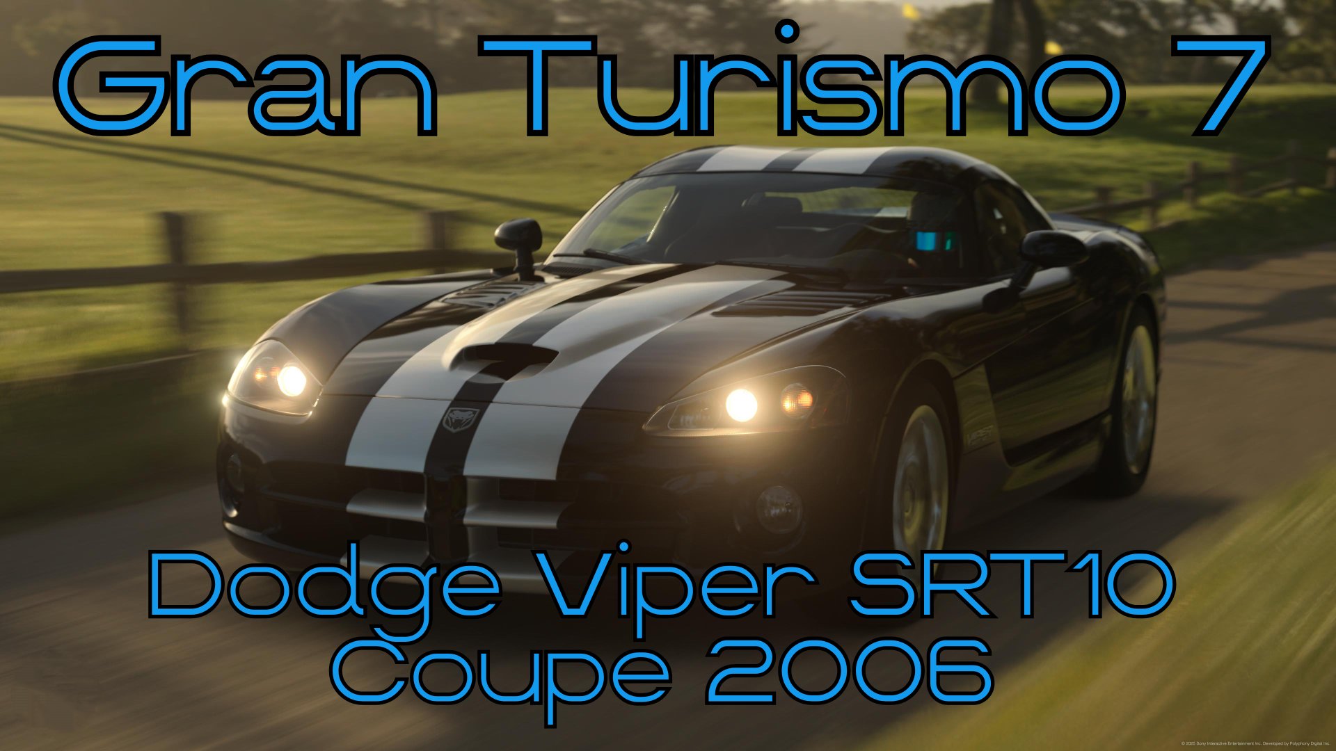 Dodge Viper SRT 10 Coupe 2006 — американский суперкар, разрывающий трассу в мире Gran Turismo 7 🌍⚡ смотреть онлайн