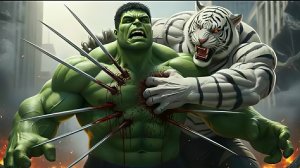 Халк против Белого тигра - человека. Противостояние начинается. Кто победит?