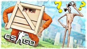 25 МИН МЫ УГАРАЛИ И ПРЯТАЛИСЬ ОТ СИРЕНОГОЛОВОГО МАНЬЯКА!!!УГАР В CS GO!!!