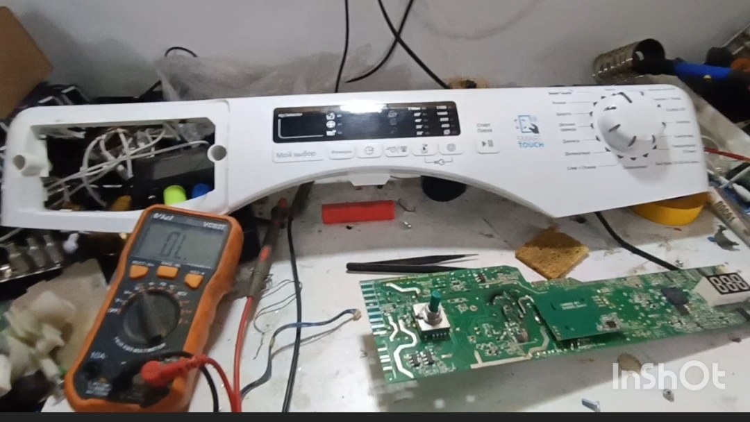 Ремонт модуля стиральной машины candy