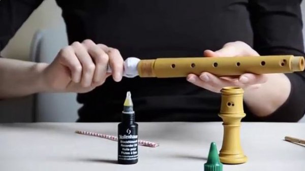 Чистка и смазка блокфлейты