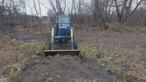 Копаю пруд на тракторе МТЗ-82! Осень- 2025
