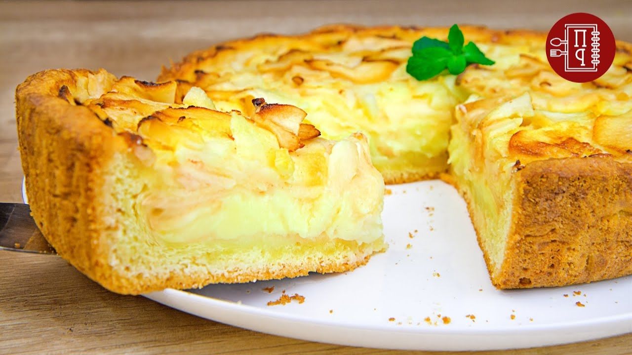 Шарлотка Просто Отдыхает! Готовим Яблочный Заливной Пирог - "Цветаевский" Этот пирог тает во рту! смотреть онлайн