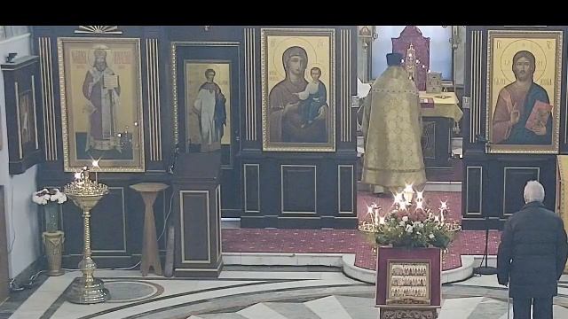 24.11.2025 Литургия. Понедельник. Седмица 25-я по Пятидесятнице. смотреть онлайн