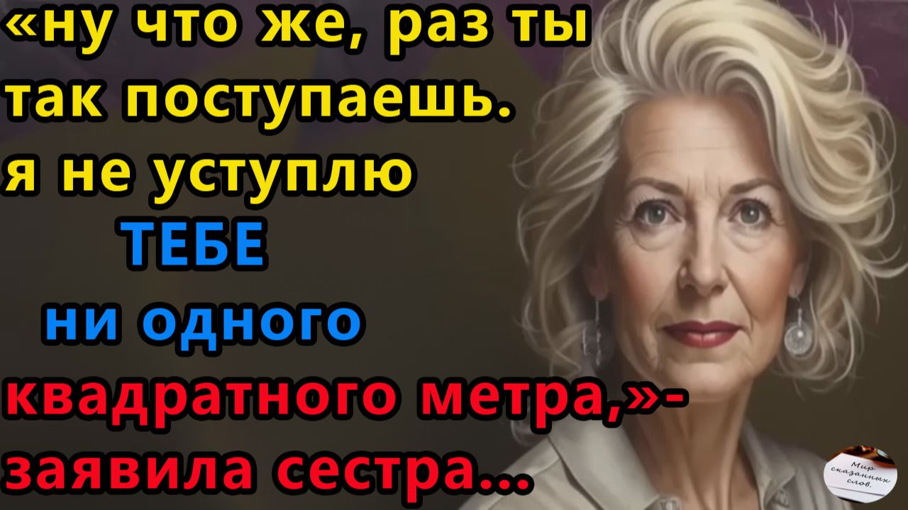 Истории из жизни|Квадратные метры! |Аудио рассказы|Аудиокниги слушать онлайн|Жизненные истории смотреть онлайн