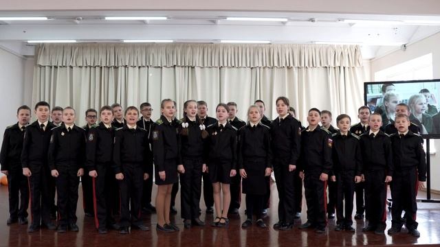 "Русская рать" в исполнении воспитанников кадетского корпуса. смотреть онлайн
