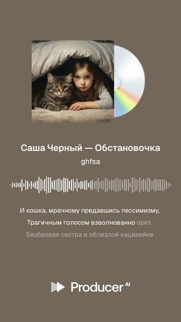 Саша Черный — Обстановочка смотреть онлайн