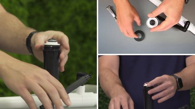 Установка запорного клапана в корпус Hunter Pros-04 смотреть онлайн