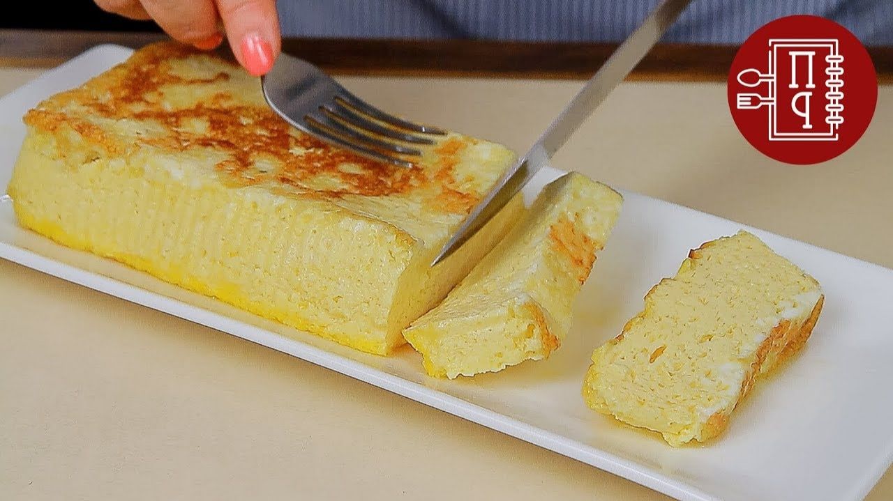 Омлет как в Детском Саду Запечённый в Духовке  Быстрый Рецепт Пышного Омлета