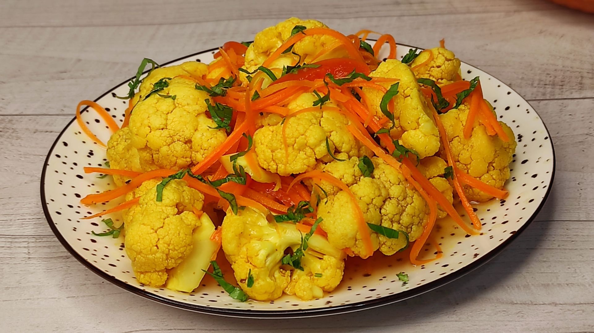 Цветная КАПУСТА по-корейски! Маринованная ЦВЕТНАЯ КАПУСТА! (1) смотреть онлайн