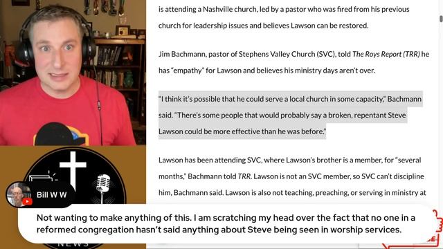 Стив Лоусон Посещает Новую Церковь, но Информация Противоречива