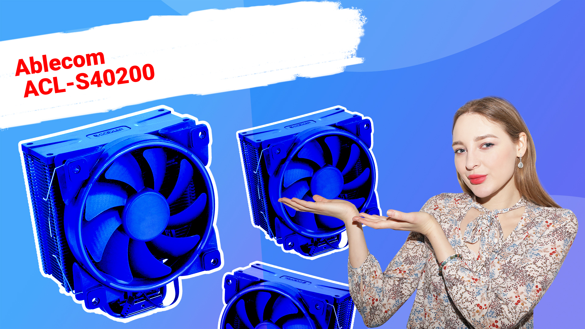 НИКС Компьютерный Супермаркет: видео про Кулер для процессора Ablecom ACL-S40200 смотреть онлайн