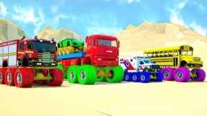 Пожарная машина Фрэнка помогает вызвать такси | Большая пожарная машина, большой