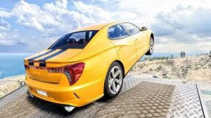 Эпические прыжки на высокой скорости на машине – BeamNG Drive | CrashBoomPunk