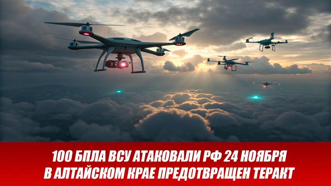 Новости СВО на 24 Ноября. Россию атаковали БПЛА ВСУ. Диверсия на Алтае. Новости сегодня 24.11.2025 смотреть онлайн