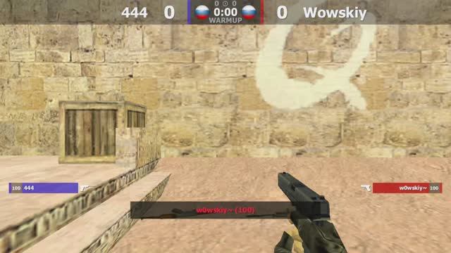 ABSOLUTE * AIM // 1/8 верхней сетки // 444 -vs- Wowskiy // @kn1feTV